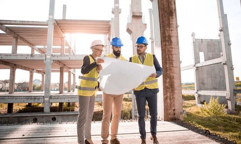 Team Brandschutz auf der Baustelle